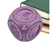Gaming Dice Set - Metal Rotating Toy, Standard Tabletop Collection, Fun Geometric Design, Play Accessory, Party Entertainment | Metal Dice For Classroom Teens Adults Couples Family Trav