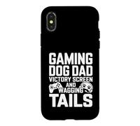 Gaming Dog Dad Victory Screen And Wagging Tails Case for iPhone X/XS
