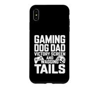 Gaming Dog Dad Victory Screen And Wagging Tails Case for iPhone XS Max