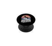 Gaming Dog Mom Online With My Pup Video Game PopSockets Adhesive PopGrip