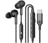 Gaming Earphones With Digital Signal Processing Chip For Latency Sound And Click Mode For Iphone 15 Plus Compatible With Type C White Green(D)