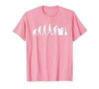 Gaming Evolution Funny Video Gamer PC Console Player Retro T-Shirt, Men, Pink, XX-Large