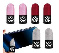 Gaming Finger Covers for Mobile Phones | Sweat Proof Finger Sleeves | Glow in The Dark Thumb Sleeves Anti Sweat Seamless Finger Sleeves for Teleff Gaming