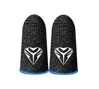 Gaming Finger Sleeves for Mobile Game Controllers, 0.3mm Conductive Silver Fiber Anti-Sweat Breathable Game Gloves for PUBG/ROS