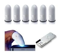 Gaming Finger Sleeves for Mobile Gaming, PUBG Mobile Game Finger Sleeve, Breathable Gaming Thimbles Sweat-sensitive Shooting for Knives for Android and iOS