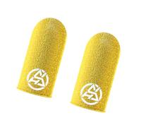 Gaming Fingertip Covers Silver Fiber Fabric Thumb Protectors for Control on Touchable Screen Touch Control Fingertip Cover