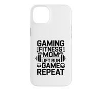Gaming Fitness Lift Run Game Walk Repeat Case for iPhone 14 Plus