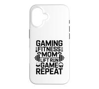 Gaming Fitness Lift Run Game Walk Repeat Case for iPhone 16