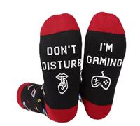 Gaming Gifts Funny Socks Stocking Fillers for Teenage Boys Gamer Gifts for Boys Men Novelty Socks for Christmas Birthday Don’t Disturb I'm Gaming