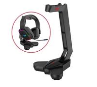 Gaming Headphone Stand Headset Holder Hanger Rack BORN FOR GAMING - Black