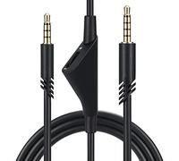Gaming Headset Audio Cable, 2m / 6.6ft Headphone Audio Cable For Astro A10 A30 A40 A40TR A50, Adjustable Volume 3D Stereo Extension Cable