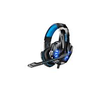 Gaming Headset for PS4 PS5 3D Surround Sound Noise Cancelling Headphones with Microphone for PC Xbox One Switch with LED Light