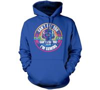 Gaming Hoodie - Can't See You, Can't Hear You, I'm Gaming - Unisex Hoodie - VR Gaming Gamer Computer Console Teen Men Boy L Blue