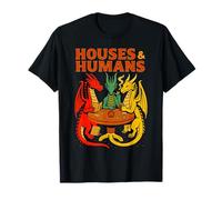 Gaming Houses Humans RPG Parody Gamer Sarcastic Funny Saying T-Shirt