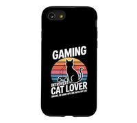 Gaming Introvert Cat Lover Online Offline With Cat Case for iPhone SE (2020) / 7/8