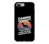 Gaming Introvert Dog Lover I Came I Played I Walked My Dog Case for iPhone 7 Plus/8 Plus