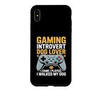 Gaming Introvert Dog Lover I Came I Played I Walked My Dog Case for iPhone XS Max