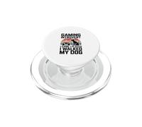 Gaming Introvert Dog Lover I Came I Played I Walked My Dog PopSockets PopGrip for MagSafe