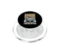 Gaming Introvert Dog Lover I Came I Played I Walked My Dog PopSockets PopGrip for MagSafe