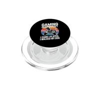 Gaming Introvert Dog Lover I Came I Played I Walked My Dog PopSockets PopGrip for MagSafe