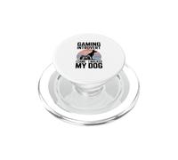 Gaming Introvert I Came I Walked My Dog PopSockets PopGrip for MagSafe
