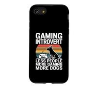 Gaming Introvert Less People More Gaming More Dogs Case for iPhone SE (2020) / 7/8
