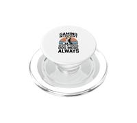 Gaming Introvert Silent Activated Dog Mode Always PopSockets PopGrip for MagSafe