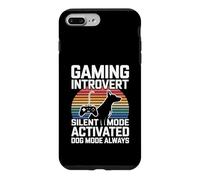 Gaming Introvert Silent Mode Activated Dog Mode Always Case for iPhone 7 Plus/8 Plus