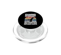 Gaming Introvert Silent Mode Activated Dog Mode Always PopSockets PopGrip for MagSafe
