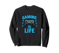 Gaming Is Life Graphic for Funny Gamers Sweatshirt