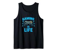 Gaming is Life Graphic for Funny Gamers Tank Top