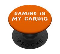 Gaming is My Cardio Funny Geek Gaming Statement PopSockets Adhesive PopGrip