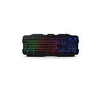 Gaming Keyboard (UK Layout) USB Connected Coloured Illuminated Desktop Keyboard