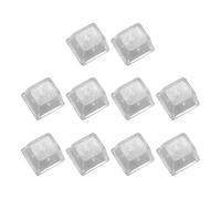 Gaming Keyboards 10Pcs Original Height Transparents Layer PC Matte Backlit Keycaps For Mechanical Keyboards High Light Transmission Keycaps