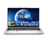 AVENKA Gaming Laptop Core i7, 15.6 Inch Laptop Computer, Laptops 32GB RAM 1TB SSD, 180 Angle Open FHD 1920 * 1080 Display Fingerprint Unlock Backlit Keyboard WiFi RJ45 HDMI