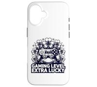 Gaming Level Extra Lucky Controller Clover Gamer Case for iPhone 16