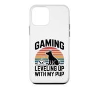 Gaming Leveling Up With My Pup Retro Case for iPhone 12 mini
