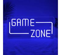 Gaming Lights for Wall Art Decor,Game Zone Neon Light Sign for Game Room Zone Bedroom Club Party Man Cave,Letter Gaming LED Accessories Gift for Gamer Boys Teen Men USB Powered（16.7"*7.9"）