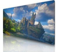 Gaming Mat 900 x 400 mm - Mystic Illustration, Non-Slip Rubber Base, Waterproof Surface, Witch Atmosphere