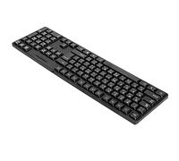 Gaming Mechanical Keyboard Durable Ergonomic USB Wired Keyboard for PC Laptops, Arabic English Bilingual, Suitable for Long Hours Use, Abs Material