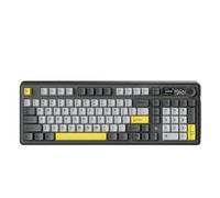 Gaming Mechanical Keyboard With Color Screen 98 RGB Wireless Bluetooth Keyboard Compatible With PC And Laptop 8000mAh(Gary-Gift Switch)