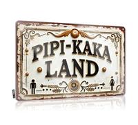 Gaming Metal Tin Decor Exploring The Quirky World Of Pipi-Kaka Land: A Unique Destinatio Tin Sign Wall Signs Tin Sign Wall Decor(20X30CM)