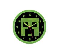 Gaming Minecraft Creeper Wall Clock Green MIN3018 | Acotis