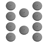 AWHAO Gaming Miniature Bases Warhammer Bases Round Model Base Plastic Base 60mm Black Wargaming Model Bases for Tabletop Games, 10pcs