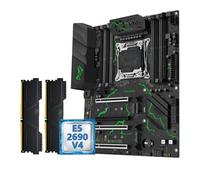 Gaming Motherboard Fit For MACHINIST X99 MR9S Motherboard Kit LGA2011-3 Xeon E5 2680 V4 Cpu 16GB DDR4 Four Channel TPM 2.0 Interface NVME M. USB3
