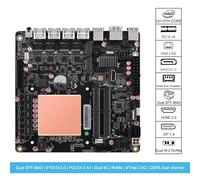 Gaming Motherboard I5-12450H 6-Bay NAS Motherboard Max 6*NVMe 6*SATA3.0 PCI-E X4 Mini ITX Board 4*Intel i226-V 2.5G 2*DDR5