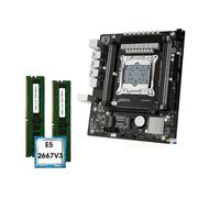 Gaming Motherboard KIT De Juego Placa Base Fit For X99 M-K Con CPU Xeon E5 2667 V3 Y 16GB (2 * 8GB) DDR4 2133MHZ REG Memory Completo Mae Kit