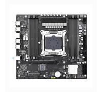 Gaming Motherboard X99E MAX PC Mainboard LGA2011-3 Desktop 8*DDR4 NVME/SATA M.2 USB2.0 SATA 3. RJ45 PCIE3. X16/x4