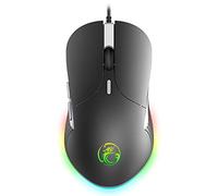 Gaming Mouse 6400DPI high performance 7 color RGB LED lights High precision aiming 6 adjustable DPI 6 button USB cable Optical PC laptop compatible