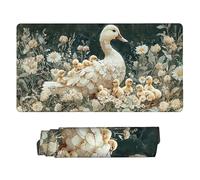 Gaming Mouse Mat 1000 x 500 mm XXL Large Gaming Mouse Pad Waterproof Mousepad Long Desk Pad with Stitched Edges Desk Mat with Rubber Base, Computer Accessories for Men, Gifts Women (Duck Flock) E-937